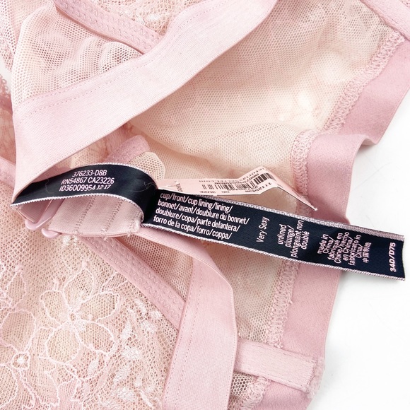 Soutien-gorge Victoria's Secret Taille 34D - Rose Et Violet - Balconnet Légèrement Doublé
